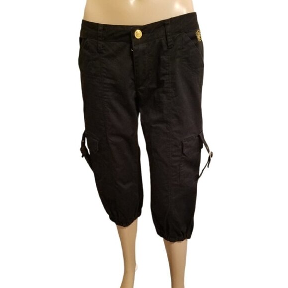 fabulosity Pants - Black Capri Shorts by Fabulosity